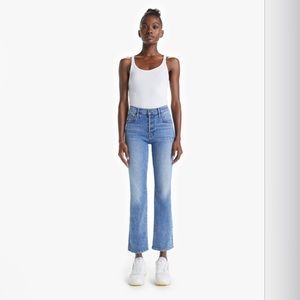 Mother “The Pixie Insider” Straight Crop Jean